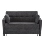 Canap� convertible 2 places - canap� - lit avec fonction couchage - dossier r�glable - tissu chenille ...