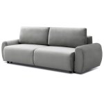 Canap� convertible 3 places traviata velours gris