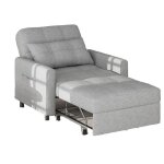Canape convertible bealife canapé lit 1 place - fauteuil - chaise longue - coussin - réglable - rangement ... Canape convertible bealife canapé lit 1 place - fauteuil - chaise longue - coussin - réglable - rangement ...
