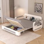 Canap� convertible avec fonction lit et rangement canap� - lit pour petits espaces et salons 150 cm