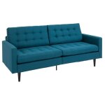 Canapé convertible - homcom - 3 places - design contemporain - dossier inclinable indépendamment 3 positions ... Canapé convertible - homcom - 3 places - design contemporain - dossier inclinable indépendamment 3 positions ...