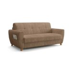 Canapé convertible avec ouverture express 3 places maxi - mondo sofa / sole 18 en tissu lincoln marron ... Canapé convertible avec ouverture express 3 places maxi - mondo sofa / sole 18 en tissu lincoln marron ...