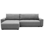 Canap� dangle convertible �l�gant malone tissu gris