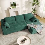 Canap dangle droit 263x171x 59cm combinaison libre sans assemblage canap en l 4 places avec mridienne ...