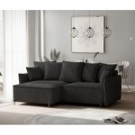 Canap� dangle gauche marco - 3 places - canape convertible avec coffre - tissu agr�able au toucher - ...