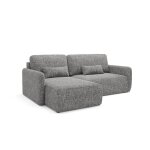Canap dangle petits - meubles - lazare - 217 x 148 x 86cm - gris