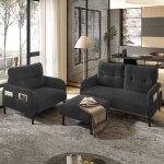 Canap� dangle r�versible 3 places?canap� 3 set fauteuil + tabouret + canap� de si�ge?cadre de tuyau en ...