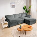 Canap dangle rversiblecanap lit avec fonction couchagecanap 3 places en l avec chaise longue avec ...