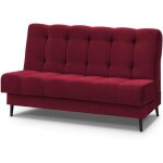 Canapé droit convertible avec fonction sommeil - en velours - 3 places - 195 cm - nancy - tissu kronos ... Canapé droit convertible avec fonction sommeil - en velours - 3 places - 195 cm - nancy - tissu kronos ...