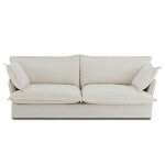 Canap� droit fixe d�houssable iroko 3 places tissu beige