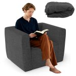 Canap� gonflable 1 place - relax4life - accoudoirs spacieux - base antid�rapante - fauteuil gonflable ...