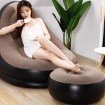 Canap gonflable et repose - pieds fauteuil gonflable exterieur et pouf gonflable exterieur convient ...