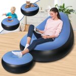 Canap gonflable et repose - pieds fauteuil gonflable exterieur et pouf gonflable exterieur convient ...