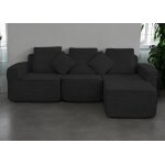 Canap� gonflable - umberto ravelli - modulable 4 places - noir - confortable - design �pur�