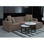 Canap� gonflable - umberto ravelli - modulable 4 places - taupe - confortable - design �pur�