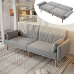 Canape lit 2 places convertible clic clac multifonction avec coussin dossier réglables à 3 niveaux accoudoirs ... Canape lit 2 places convertible clic clac multifonction avec coussin dossier réglables à 3 niveaux accoudoirs ...