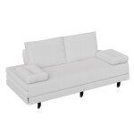 Canapé lit gigogne - 90 / 180x200 cm - 2 en 1 - extensible - pliable - sommier à lattes en bois - style ... Canapé lit gigogne - 90 / 180x200 cm - 2 en 1 - extensible - pliable - sommier à lattes en bois - style ...