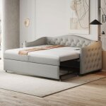 Canap - lit gigognecanap - lit extrait 90 * 200 cm avec connexion usb lit multifonctionnel - lit dinvit ...