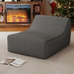 Canap� - lit gonflable - relax4life - housse amovible - base antid�rapante - canap� paresseux en forme ...