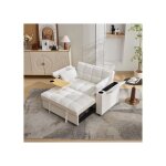 Canap� - lit avec port usb et type - c table dappoint accoudoir de rangement dossier r�glables canap� ...