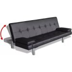 Canap - lit rglable avec 2 oreillers banquette clic - clac canap - lit en cuir canap dangle canap ...