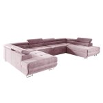 Canap� panoramique petits - meubles - wilson - 335 x 201 x 72cm - rose