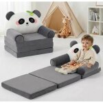 Canap� enfant 2 en 1 convertible - fauteuil d�pliable et confortable pour salle de jeu - chaises pour ...