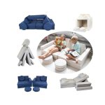 Blocs en mousse canapé sofa lit modulaire pour enfants 5 Blocs en mousse canapé sofa lit modulaire pour enfants 5