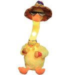 Canard musical lectrique avec 120 chansons jouet de canard chantant et dansant avec peluche lumineuse ...