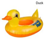Canard - sige flottant gonflable pour bb de 0  5 ans avec poigne canard jaune anneau de natation ...