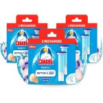 Canard wc fresh disc recharges fraicheur marine - bloc wc sans cage nettoyant - nettoie  360 - 6 recharges ...