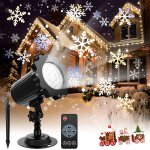 Candle flocon de neige projecteur de no�l led ip65 lumi�re de projecteur exterieur et int�rieur d�corationno�l ...