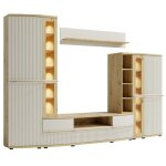 Candy ensemble de meubles de salon vitrine armoire bibliothque meuble tv tagre design moderne pur ...