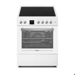 Cuisinire - candy - new timeless cve660mw / e - four multifonction 60l - plaque vitrocramique 4 zones ...