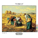 Canevas pénélope antique les glaneuses millet 50x65cm Canevas pénélope antique les glaneuses millet 50x65cm