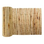 Canisse bambous rondsparaventrobuste et rsistant aux intempriesdiamtre  26 mmnature 180 x 200 cm