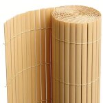 Canisse brise vue en pvc tube platcl�ture protection pour jardin terasse balcon coloris - h. 80 x l. ...