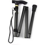 Canne de marche pliable canne de voyage alliage daluminium hauteur r�glable pour seniors et adultes b�ton ...