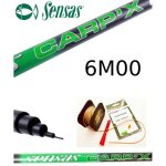 Canne peche coup / carpodrome sensas carpx 6m00 + montage lastique