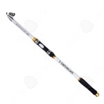 Canne  pche tlescopique 3. 6m pour voyage ocan pche en eau douce ou eau sale rservoirs canne  ...
