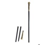 Canne pvc boule dor (demontable)