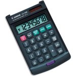 Canon calculatrice de poche ls - 39e - 8 chiffres - panneau solaire pile - gris fonc�