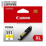 Canon cartouche dencre cli - 551y xl grande capacité jaune (cli551xl) Canon cartouche dencre cli - 551y xl grande capacité jaune (cli551xl)