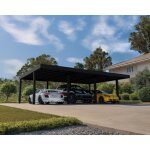 Canopia carport double oslo 901 x 596 m noires