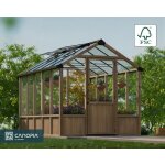 Canopia natura 86m� - kit de serre en bois de c�dre