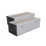 Cantine pour bo�te � outils - snor - l. 100 x l. 55 x h. 40 cm peinture aluminium