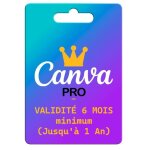 Canva pro ? logiciel de cration graphique en ligne pour tous (pc - mac - smartphone) livraison par mail ...