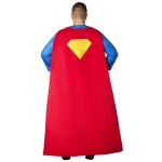 Cape adulte superman rouge avec logo jaune - rubies