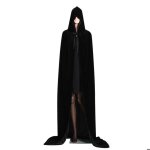 Cape dhalloween  capuche unisexe en velours pour adultes et enfants - costume de vampire - costume dhalloween ...
