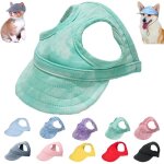 Capote de protection solaire dext�rieur pour chiens casquette de baseball d�t� r�glable avec trous pour ...